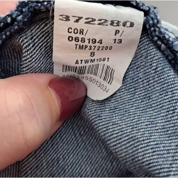 Ann Taylor Women's The Relaxed Slim Jean Medium Blue Wash Denim sz 8 - Picture 6 of 7